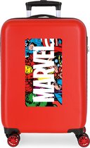 Marvel Reiskoffer Junior 55 X 38 X 20 Cm 34 Liter Abs Rood