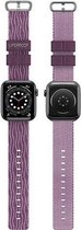 LifeProof Geschikt voor Apple Watch Bandje Nylon Paars - Maat: 42 - 44 - 45mm