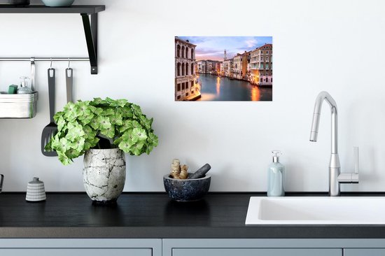 Affiche Venetië - Coucher de soleil - Italie - 30x20 cm
