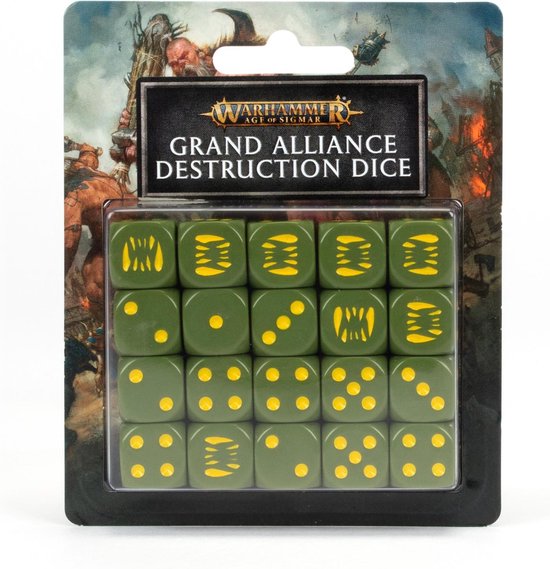 Afbeelding van het spel Warhammer Underworlds: Grand Alliance Destruction Dice Set