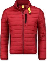 Heren Korte Jas - Slim Fit - Rood