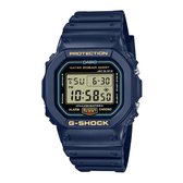 Casio DW-5600RB-2ER horloge uni-sex  digitaal met donkerblauwe kunststof kast en band