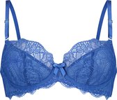 Hunkemöller Lingerie Dames Niet-voorgevormde beugel bh Alice I AM Danielle  - Blauw - maat D85