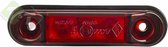 Zijmarkeringslamp ovaal, Led Lamp, Zij Verlichting, Pendellamp, Contourlamp Rood, 12/24 Volt, Horpol