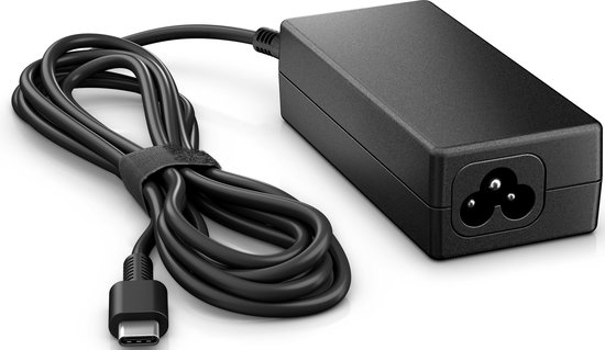HP 45 Watt AC-adapter Met USB-C Netvoeding - Zwart