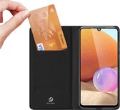 Samsung Galaxy A32 Smart Case met unieke slimme magneet sluiting voor Galaxy A32, inclusief stand functie. Wallet book hoesje in extra luxe TPU leren uitvoering, business kwaliteit