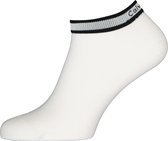 Calvin Klein damessokken Spencer (2-pack) - enkelsokken logo boord - wit -  Maat: 36-40