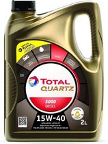 TOTAL MOTOROLIE 2L QUARTZ 5000 DIESEL 15W40