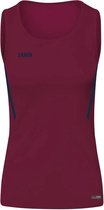 Jako Challenge Tanktop Dames - Kastanje / Marine