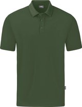 Jako Organic Polo Stretch Heren - Olijf