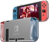 Geschikt voor Nintendo Switch Hoesje Dun TPU Protection Cover Matte Transparant