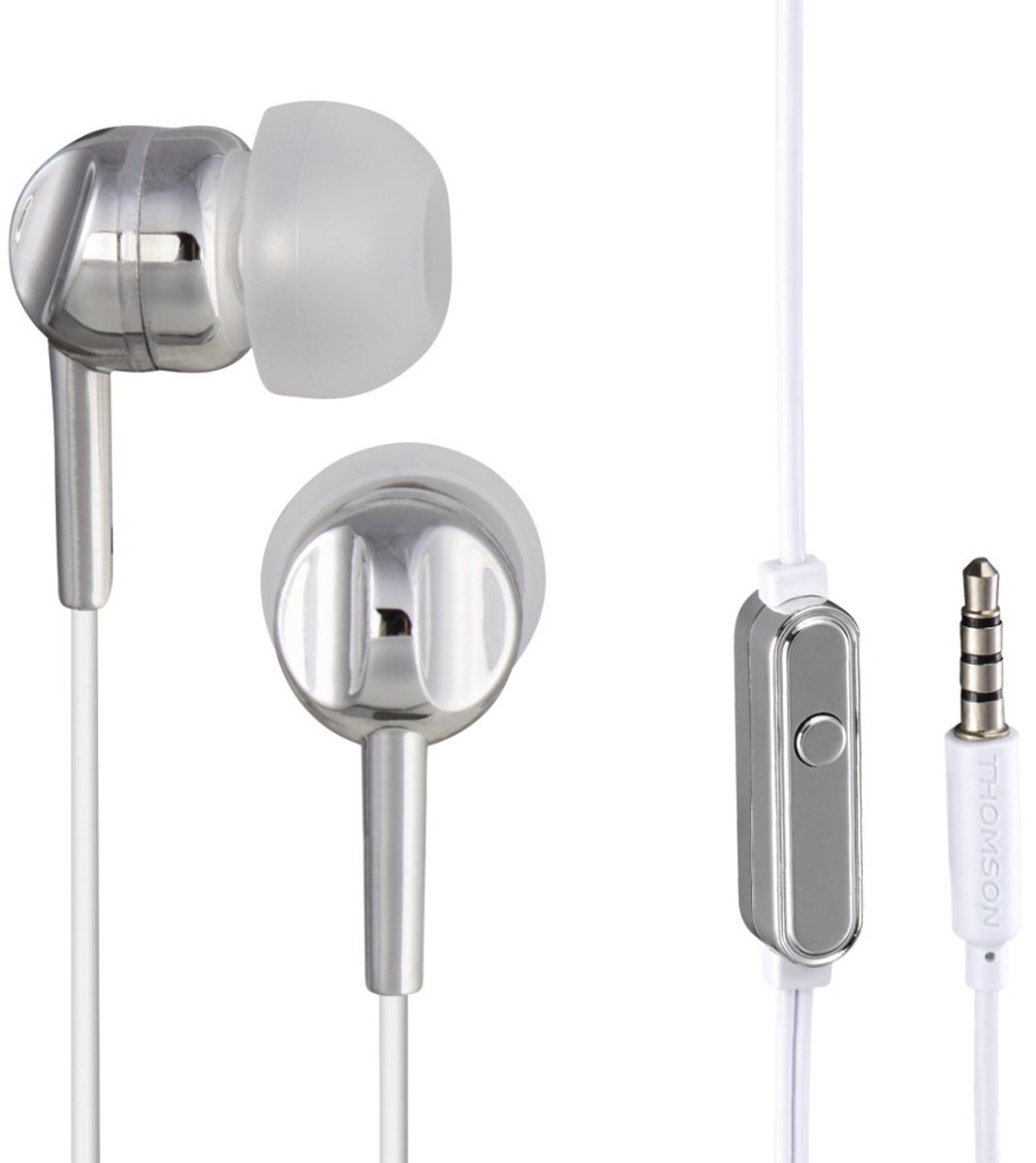 Thomson Hoodftelefoon In-ear EAR3025 Zilver
