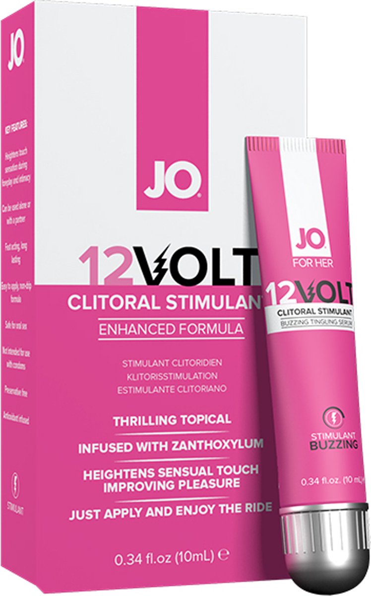 Goedkoopste System JO - Buzzing 12 Volt Stimulerende Clitoris Gel - 10 ml