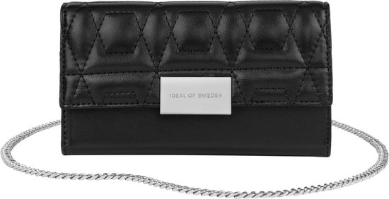 IDeal of Sweden Statement Clutch iPhone 12 Mini Quilted Black bol