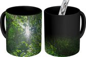 Magische Mok - Foto op Warmte Mok - Zon breekt door bladerdek, Costa Rica - 350 ML