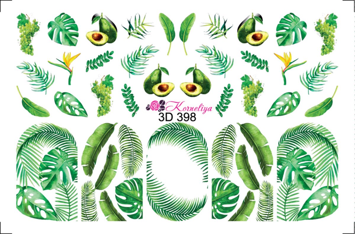 Goedkoopste Korneliya 3D Waterdecal - 3D 398