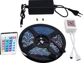 LED Strip Smart - Trisix Ledy - Smart Slimme WiFi LED Strip - 5 Meter - RGB Kleurverandering - Afstandsbediening - Dimbaar - Waterdicht IP65 - Zelfklevend