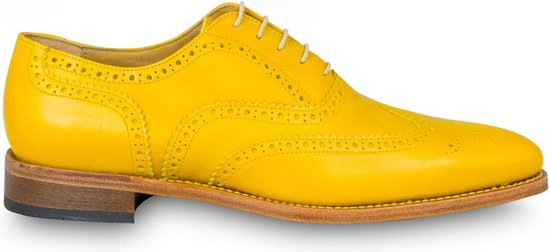 VanPalmen Quirey Nette schoenen - heren veterschoen - geel - goodyear-maakzijze - topkwaliteit