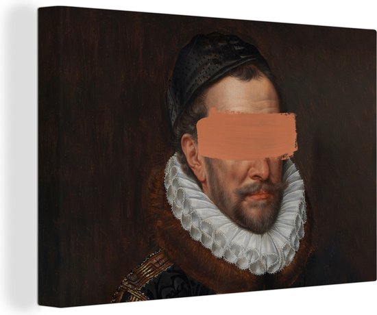 Peinture sur toile Willem van Oranje - Adriaen Thomasz - Peinture - 180x120 cm - Décoration murale XXL