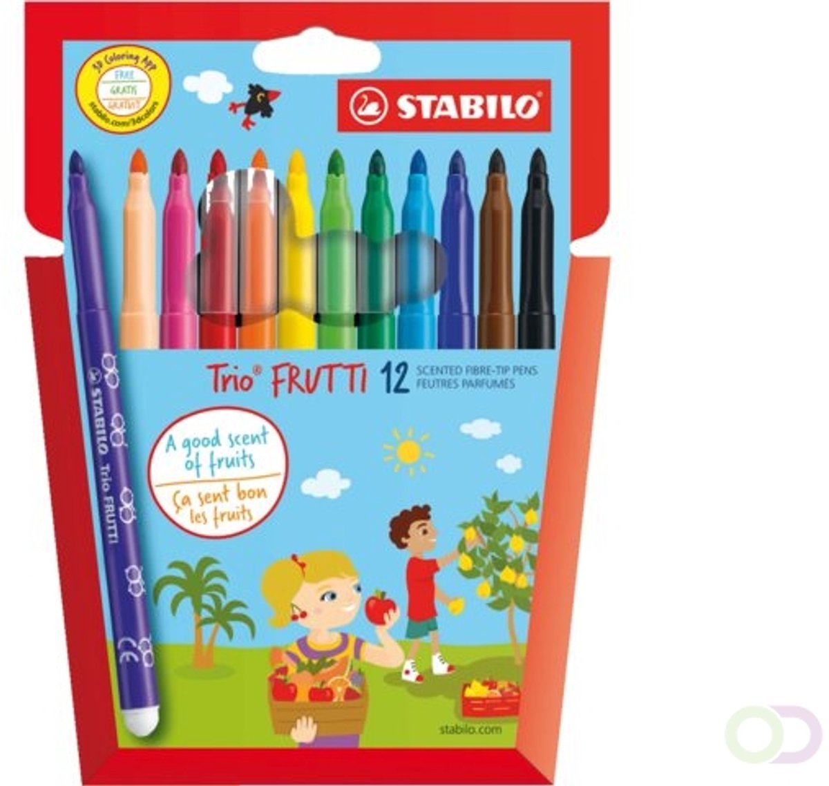 Stabilo Feutre STABILO Trio utti Assorti 30 pièces