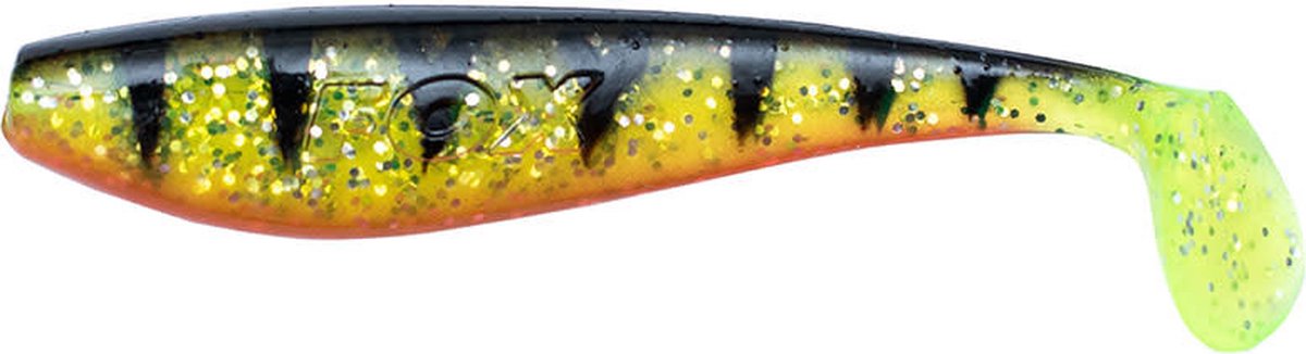 Fox Rage Ultra UV Zander Pro Shad 10cm - Kleur : Blue Flash