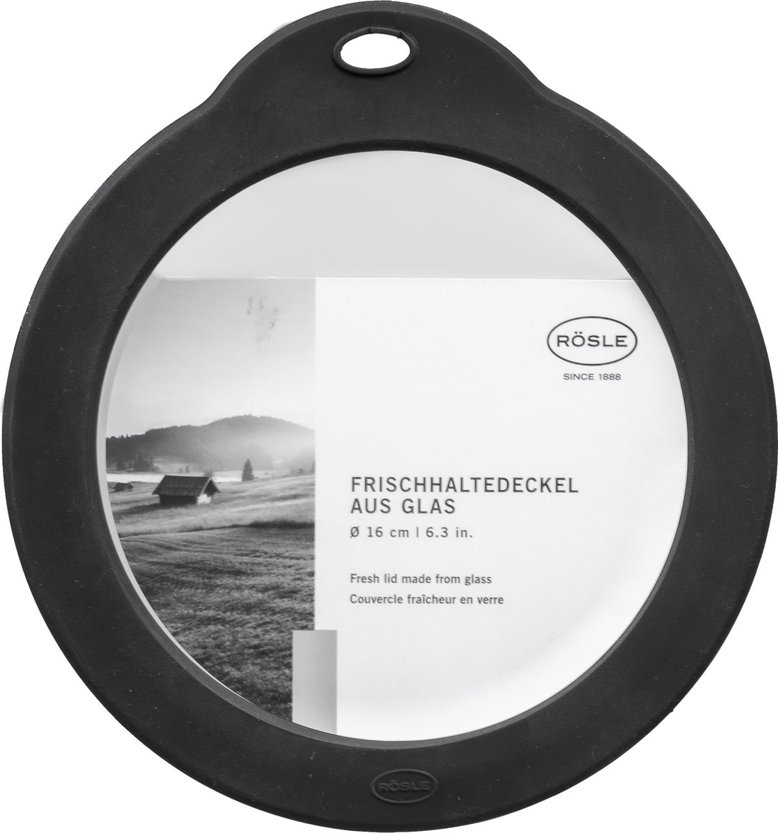 Rosle Vershouddeksel - Glas - 16 cm