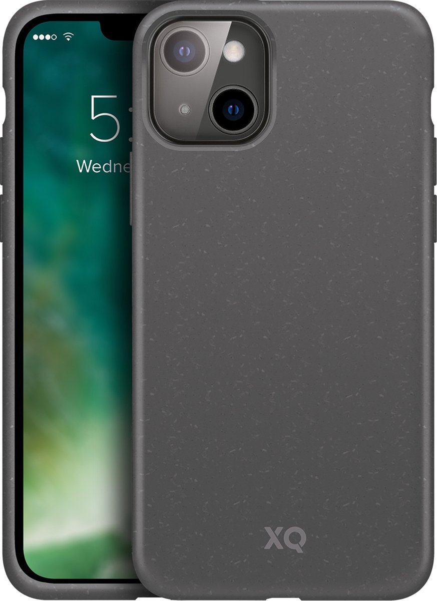 Xqisit Eco Flex Anti Bac Biologisch afbreekbaar hoesje voor iPhone 13 - grijs