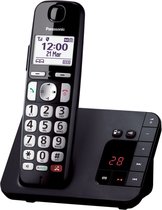 Panasonic KX-TGE260NLB telefoon DECT-telefoon antwoordapparaat Nummerherkenning Zwart