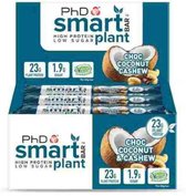 PhD Vegan Protein - Smart bar Plant *Improved* - Vanilla Fudge (12x64g)