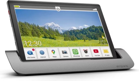 Emporia 10.1 inch Senioren Android Tablet - Zwart