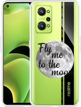 Realme GT Neo2 Hoesje Fly me to the Moon - Designed by Cazy