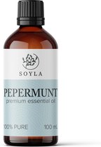 Biologische Pepermunt olie - 100 ml - India - Mentha Piperita - Etherische olie - Gecertificeerd BIO