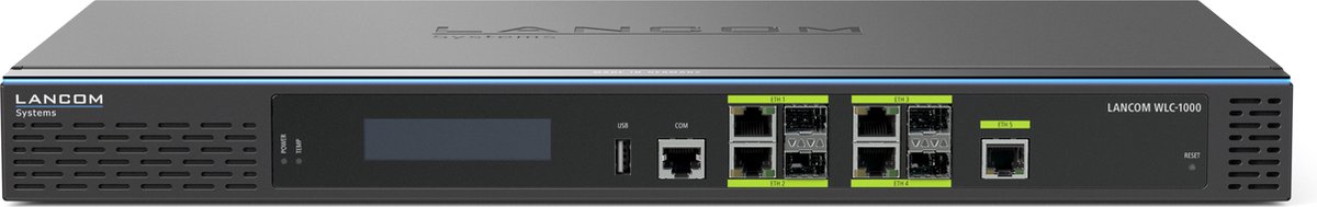 Lancom Systems WLC-1000 draadloze router Gigabit Ethernet Dual-band (2.4 GHz / 5 GHz) 4G Zwart