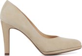 Peter Kaiser Pumps / Stiletto Dames / Damesschoenen - Suède - Naaldhak hoogte 10 cm - 78911 - Zand - Maat 38