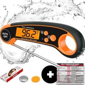Bol.com YUGN Gourmet Thermometer Vleesthermometer Digitaal - Inclusief Batterij en Meat Guide - Oventhermometer Ovenbestendig en... aanbieding