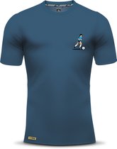Diego en Maradonna t-shirt - Maat M - Blauw - Heren Shirt