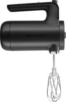 KitchenAid Handmixer met 7 snelheden - draadloze mixer - Zwart