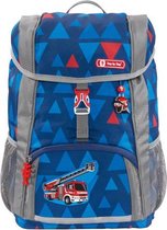 Rugzak Step by Step Kid set - Fire Engine met stoelkussen en