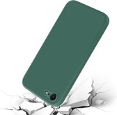 ShieldCase Silicone case geschikt voor Apple iPhone 6 met camera bescherming - donkergroen