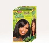 AFRICAN PRIDE - OLIVE MIRACLE - RELAXER KIT REGULAR 1TOUCH UP