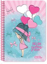 notitieboek Dream meisjes A4 papier roze 90 vellen