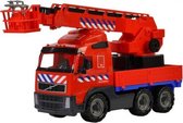 brandweerwagen Volvo rood 58 cm