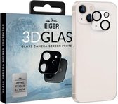 Eiger 3D Tempered Glass Apple iPhone 13 Mini Protecteur D'objectif De Caméra