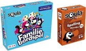 Spellenbundel - Squla - 2 Stuks - 6 tot 12 jaar - Familiebordspel & Spelling Kaartspel