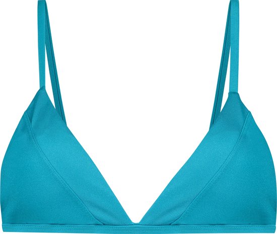 Hunkemöller Dames Badmode Triangle bikinitop Celine - Blauw - maat S