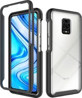 Xiaomi Redmi Note 9S Hoesje - Mobigear - Two-Layer Serie - Hard Kunststof Backcover - Zwart - Hoesje Geschikt Voor Xiaomi Redmi Note 9S