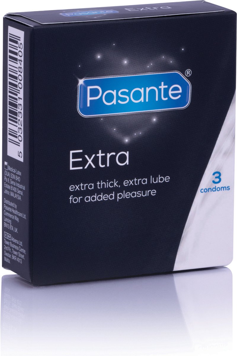 Pasante Extra - 3 stuks - Condooms