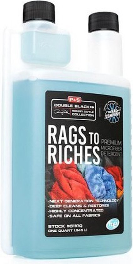 P&S Rags to Riches Microfiber Wash - Microvezel Wasmiddel 3,8 liter