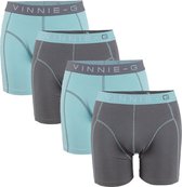 Vinnie-G boxershorts Mint - Grey 4 - Pack