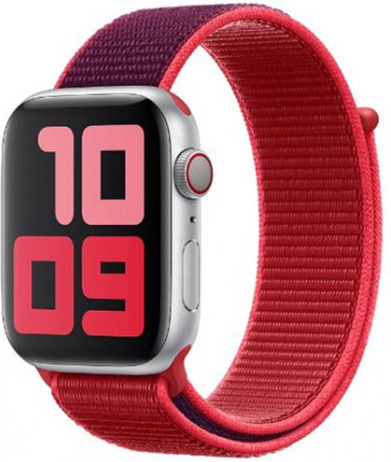 Red apple watch strap 44mm sale
